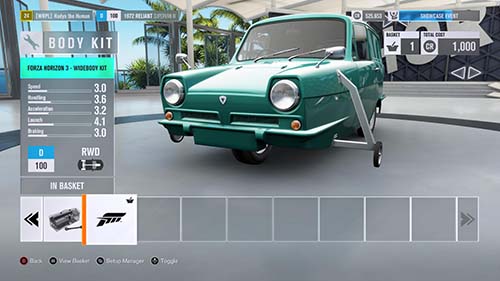 FH3 Car Modification Tips